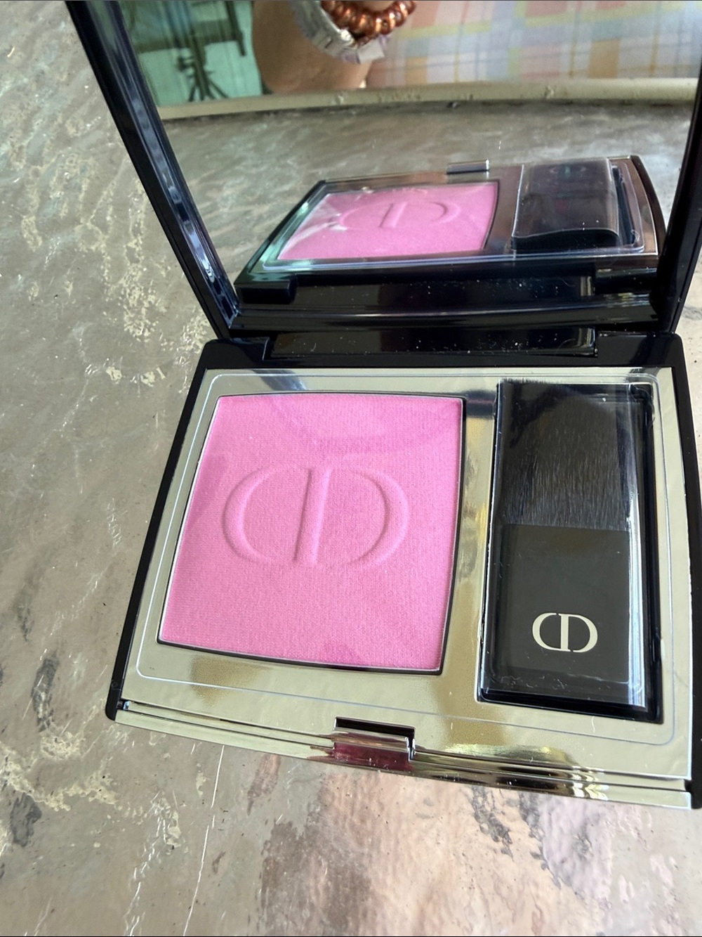 Dior Black Packaging Box with White Barcode